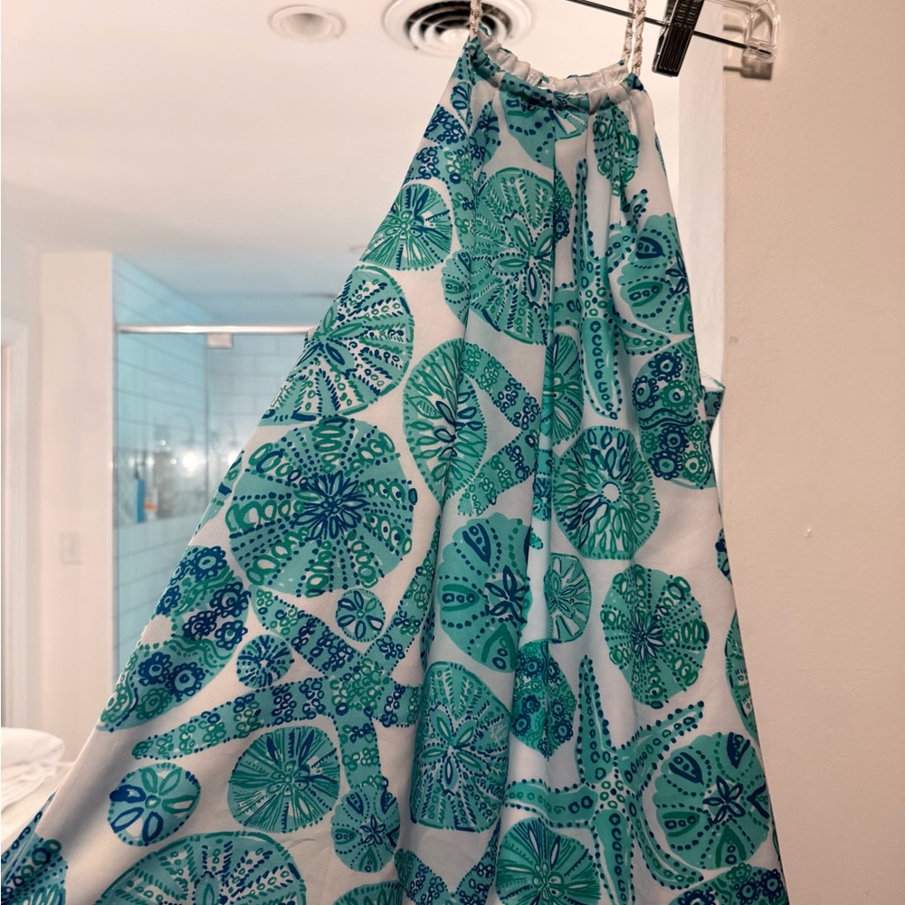 Lilly Pulitzer for Target Blue Asymmetrical Maxi Skirt